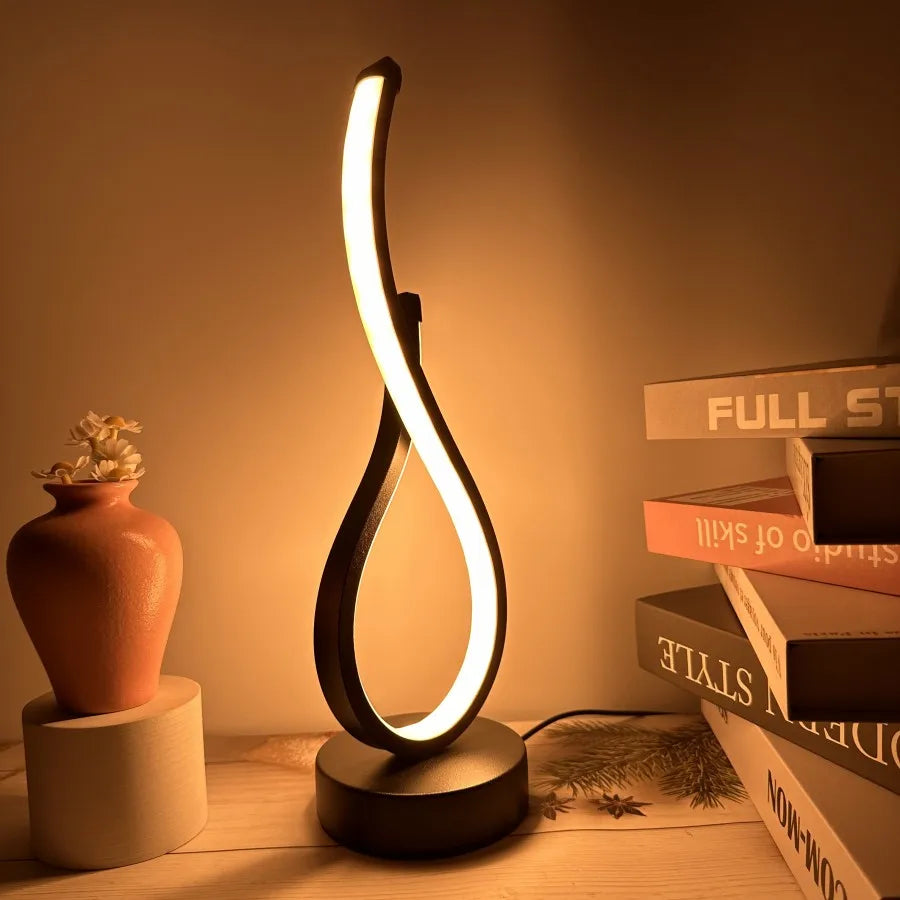 Led Table Lamp Bedroom Bedside Nightlight Creative Ktv Restaurant Coffee Shop Luminous Decorative Table Light