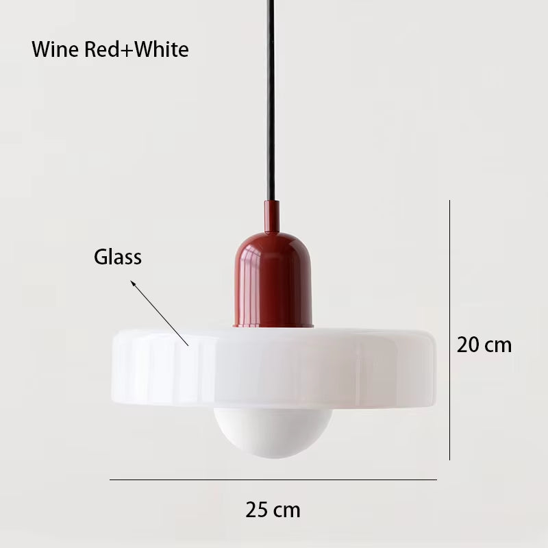 Nordic Retro Glass Chandelier Living Room Dining Room Bedroom Kitchenmodern Lighting Decoration Retro Lighting Fixture E27LED