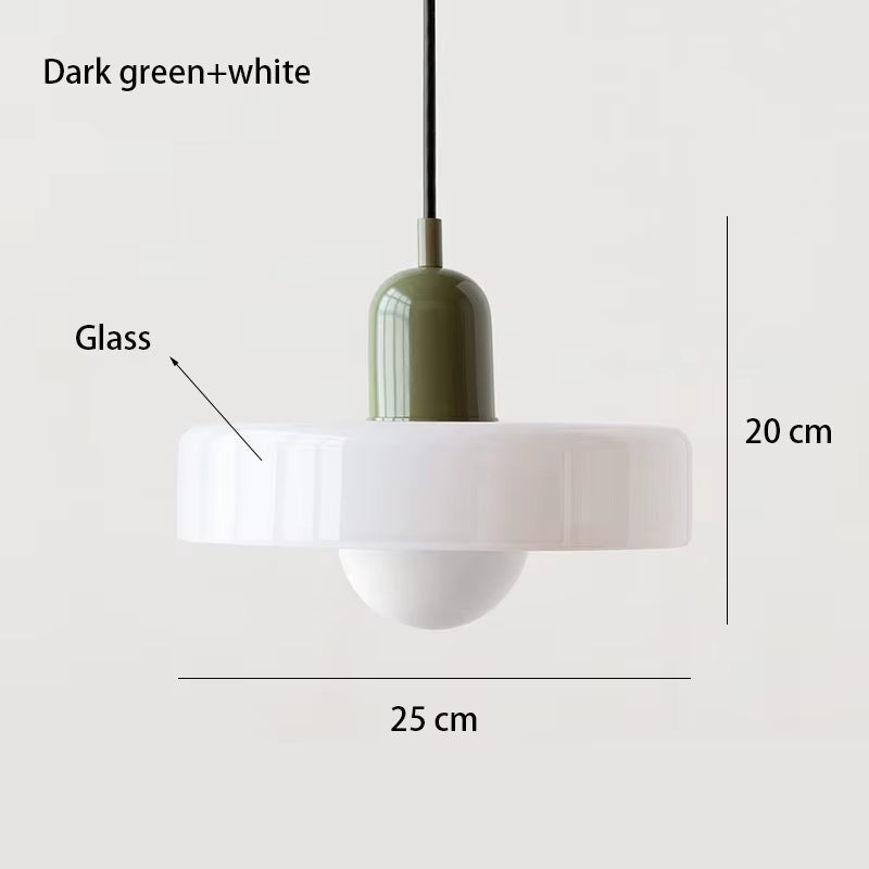Nordic Retro Glass Chandelier Living Room Dining Room Bedroom Kitchenmodern Lighting Decoration Retro Lighting Fixture E27LED